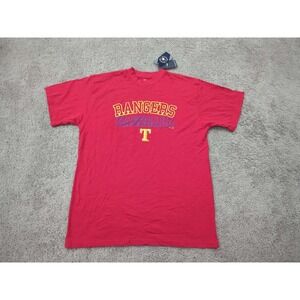 Texas Rangers T‎ Shirt Mens 2XL MLB Baseball Fanatics 100% Cotton Red